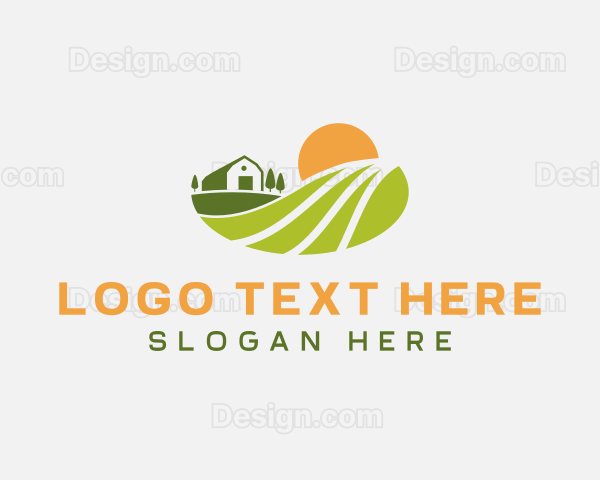 Lawn Landscaping Yard Logo