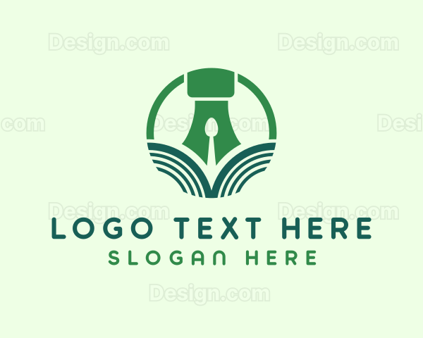 Agricultural Food Pen Logo