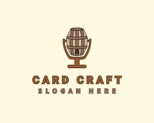 Beer Barrel Distillery  logo design