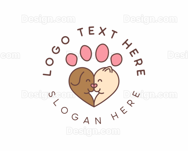 Dog Cat Shelter Logo