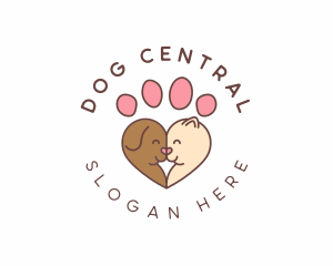 Dog Cat Shelter logo design