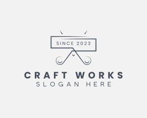 Stylist Shears Craft logo design