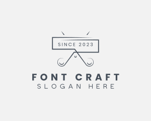 Stylist Shears Craft logo design