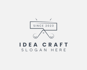 Stylist Shears Craft logo design