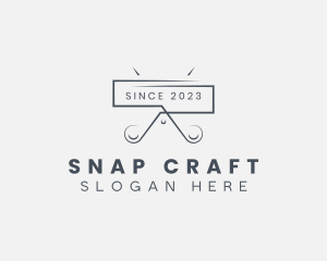 Stylist Shears Craft logo design