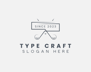 Stylist Shears Craft logo design