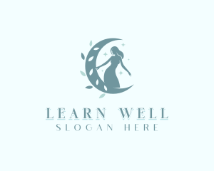 Woman Beauty Wellness Spa logo design