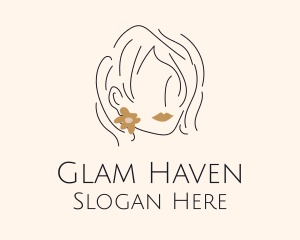 Flower Earring Woman logo