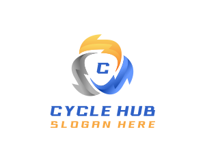 Electric Cycle Energy logo design