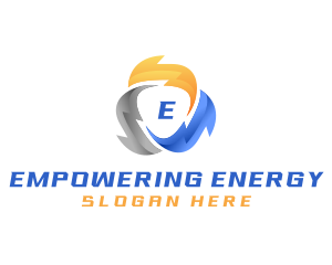 Electric Cycle Energy logo design