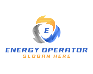 Electric Cycle Energy logo design