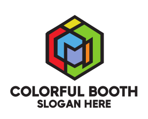 Colorful Generic Cube logo design