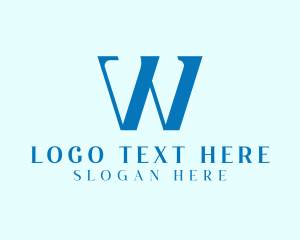 Generic Business Letter W Logo