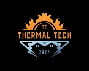 Thermal Energy HVAC  logo design