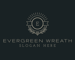 Luxury Diamond Wreath Jeweler  logo design