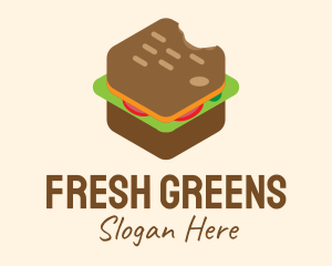 Isometric Food Sandwich  logo