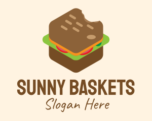 Isometric Food Sandwich  logo