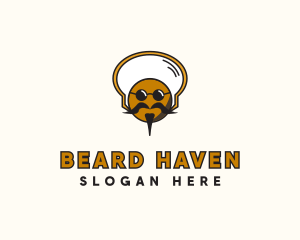 Bearded Cookie Chef logo design