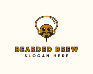 Bearded Cookie Chef logo design