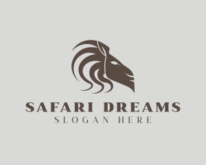 Safari Lion Animal logo design