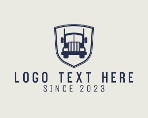 Diesel - Trucking Company Shield logo design