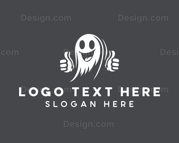 Creepy Ghost Spirit Logo