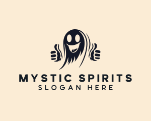 Creepy Ghost Spirit logo design