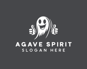 Creepy Ghost Spirit logo design