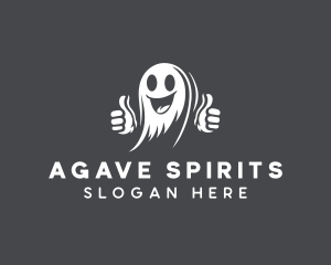 Creepy Ghost Spirit logo design