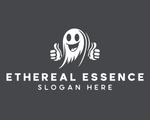 Creepy Ghost Spirit logo design