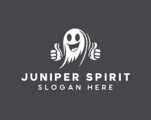 Creepy Ghost Spirit logo design