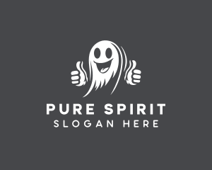 Creepy Ghost Spirit logo design