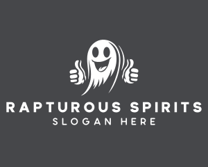 Creepy Ghost Spirit logo design