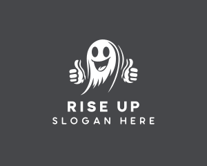 Creepy Ghost Spirit logo design