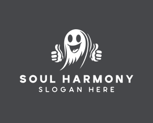 Creepy Ghost Spirit logo design