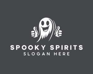 Creepy Ghost Spirit logo design