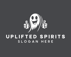 Creepy Ghost Spirit logo design