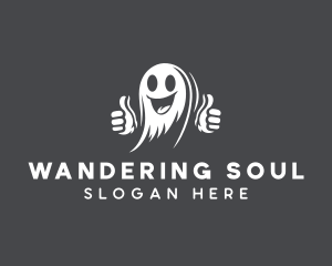 Creepy Ghost Spirit logo design