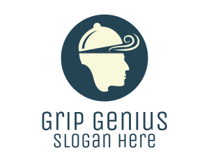 Head Chef Cooking Genius logo design