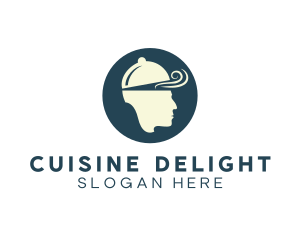 Head Chef Cooking Genius logo design