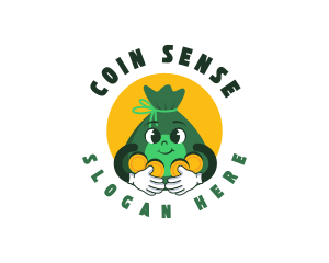 Money Bag Coin logo design