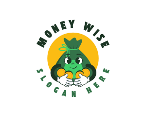 Money Bag Coin logo design