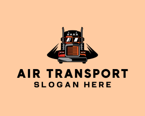 Truck Logistics Delivery  logo design