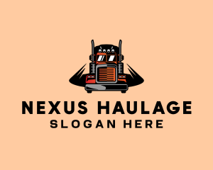 Truck Logistics Delivery  logo design