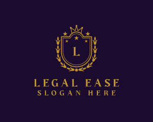 Crown Shield Legal Advice logo design