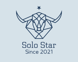 Star Taurus Bull logo design