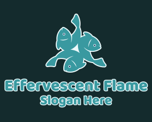 Fish Seafood Restaurant Logo