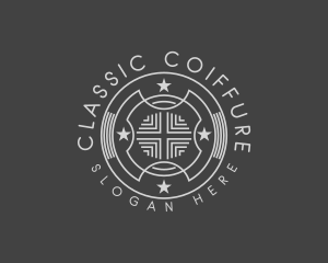 Classic Hipster Star logo design