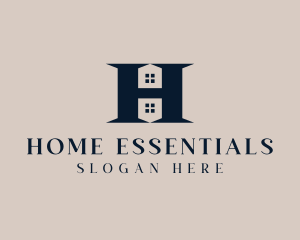 Residential Property Letter H logo design