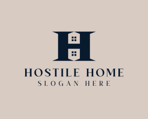 Residential Property Letter H logo design